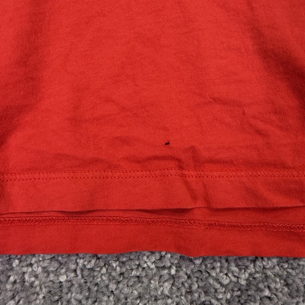 Armani Exchange Shirt Mens XL Red AX Logo Stripe Graphic Tee Crewneck Casual - Picture 9 of 9